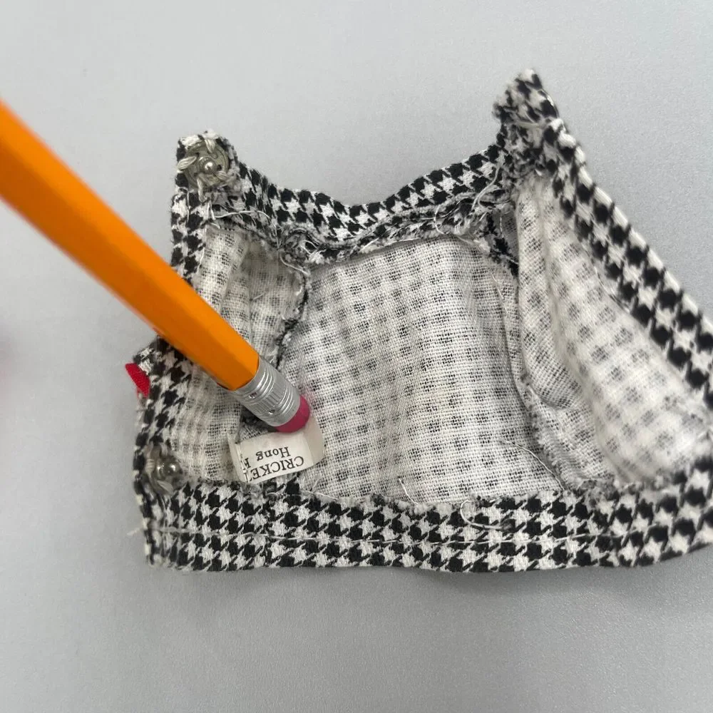 Vintage Fashion Doll Clothes Lot 4 Tops 60s Cape Vest Houdstooth Argyle‎ 11In